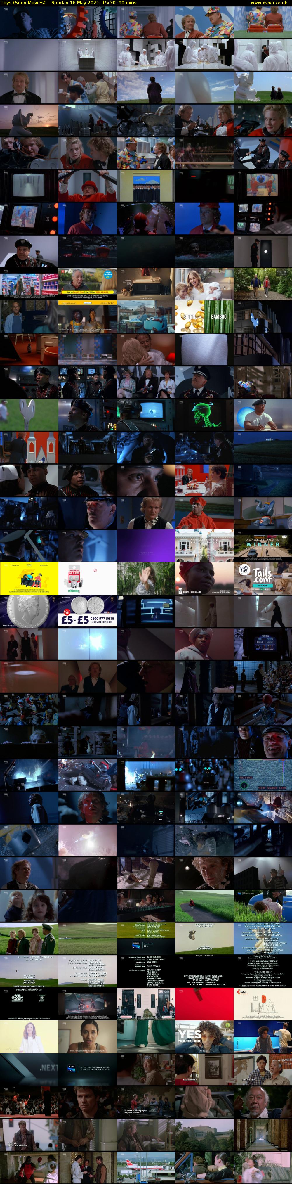 Toys (Sony Movies) Sunday 16 May 2021 15:30 - 17:00