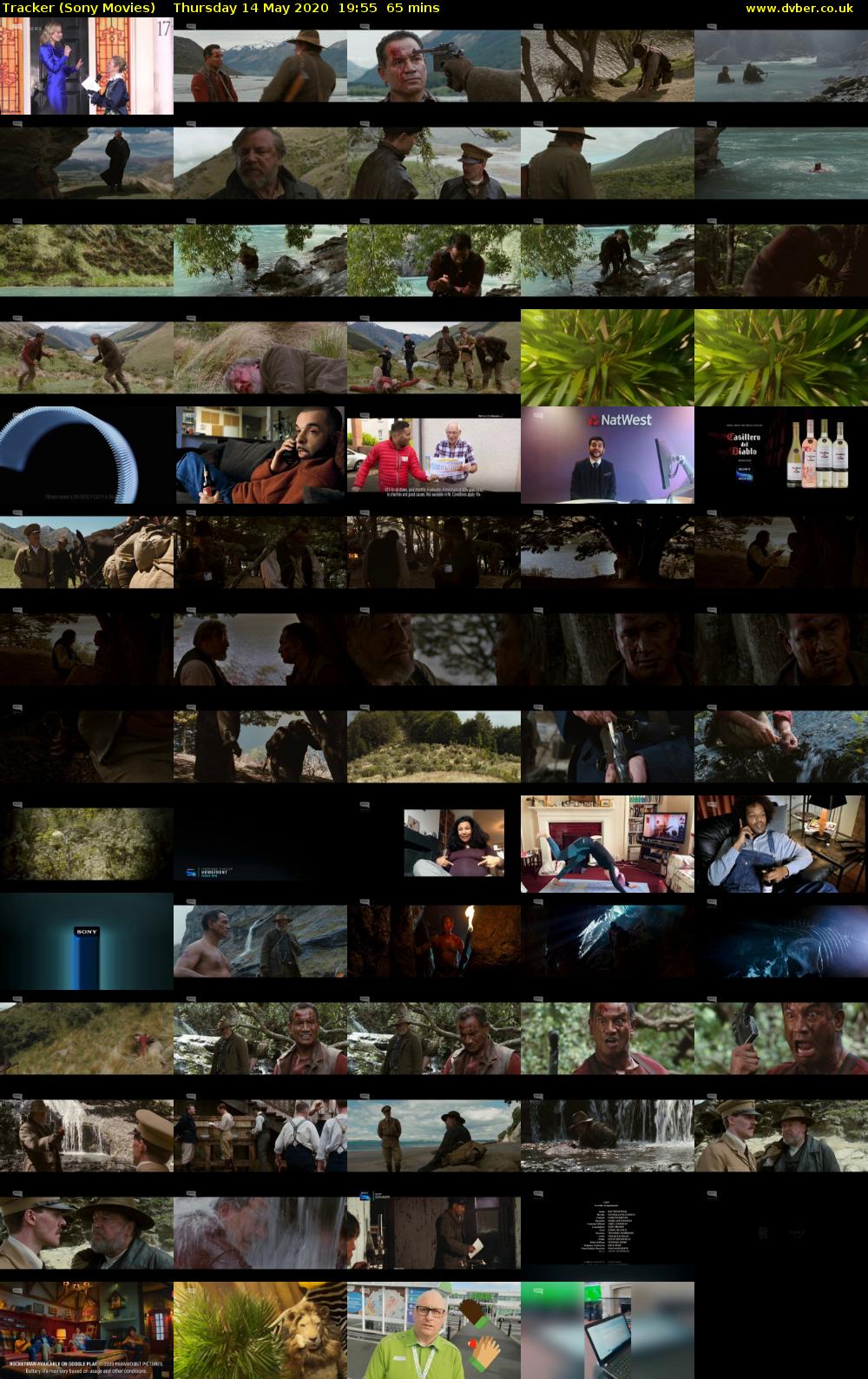 Tracker (Sony Movies) Thursday 14 May 2020 19:55 - 21:00