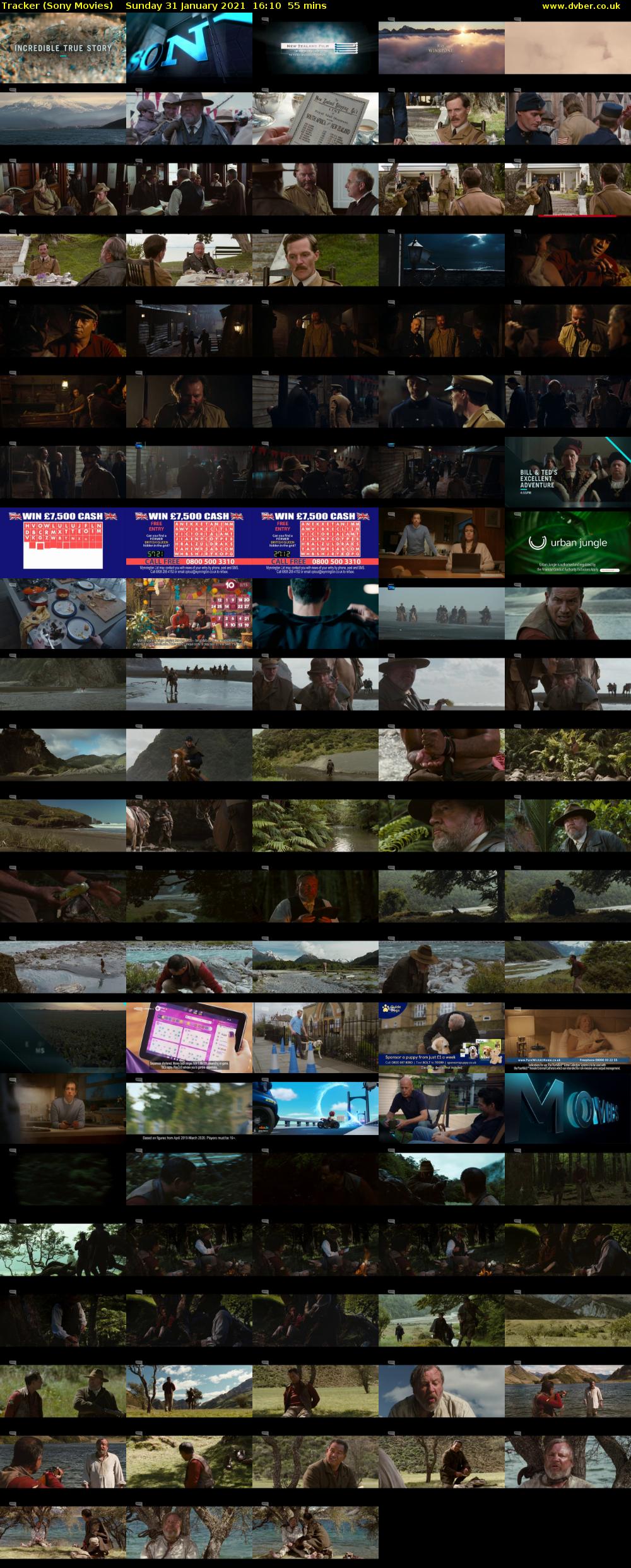 Tracker (Sony Movies) Sunday 31 January 2021 16:10 - 17:05