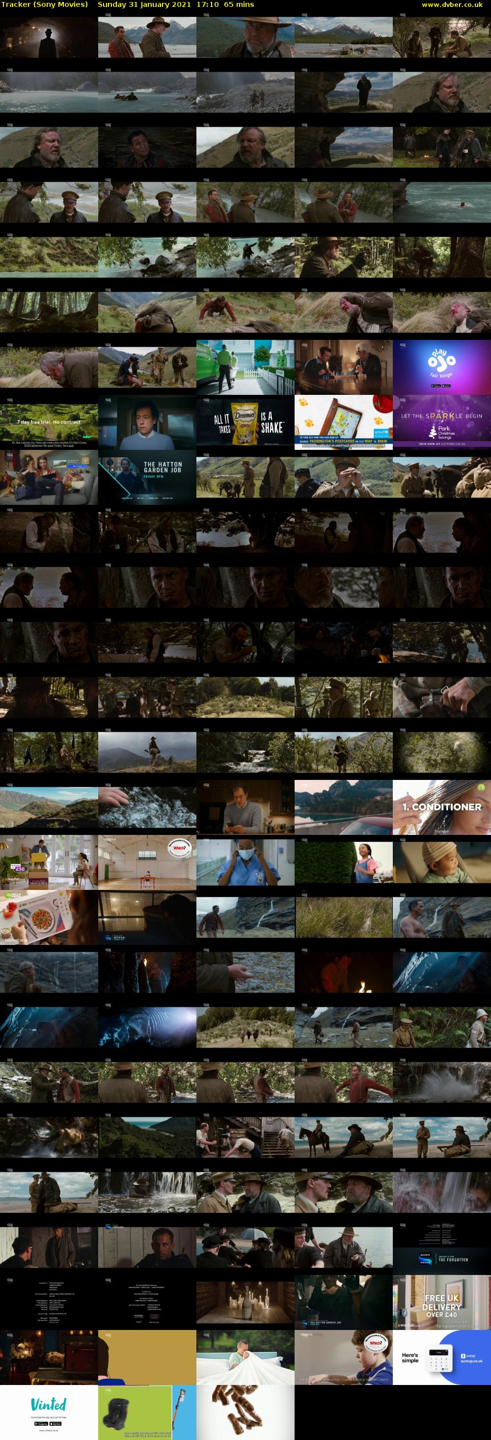 Tracker (Sony Movies) Sunday 31 January 2021 17:10 - 18:15