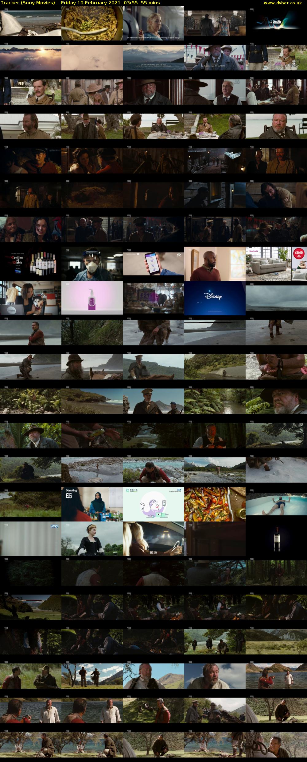 Tracker (Sony Movies) Friday 19 February 2021 03:55 - 04:50