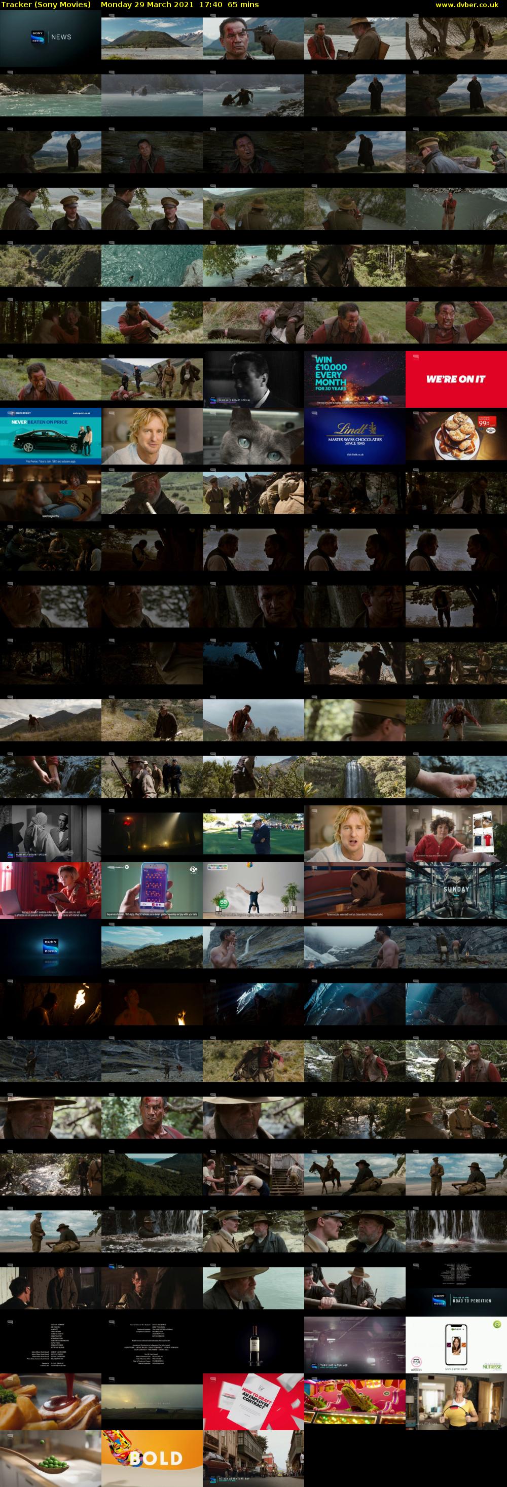 Tracker (Sony Movies) Monday 29 March 2021 17:40 - 18:45