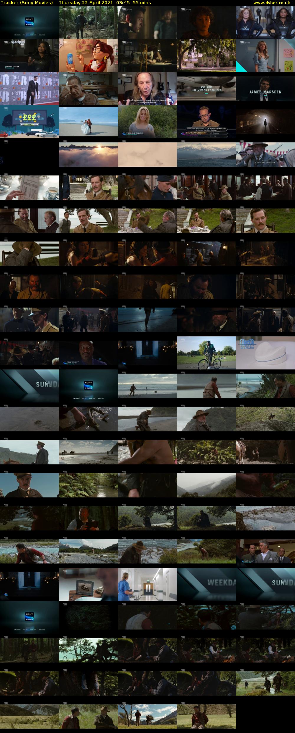 Tracker (Sony Movies) Thursday 22 April 2021 03:45 - 04:40