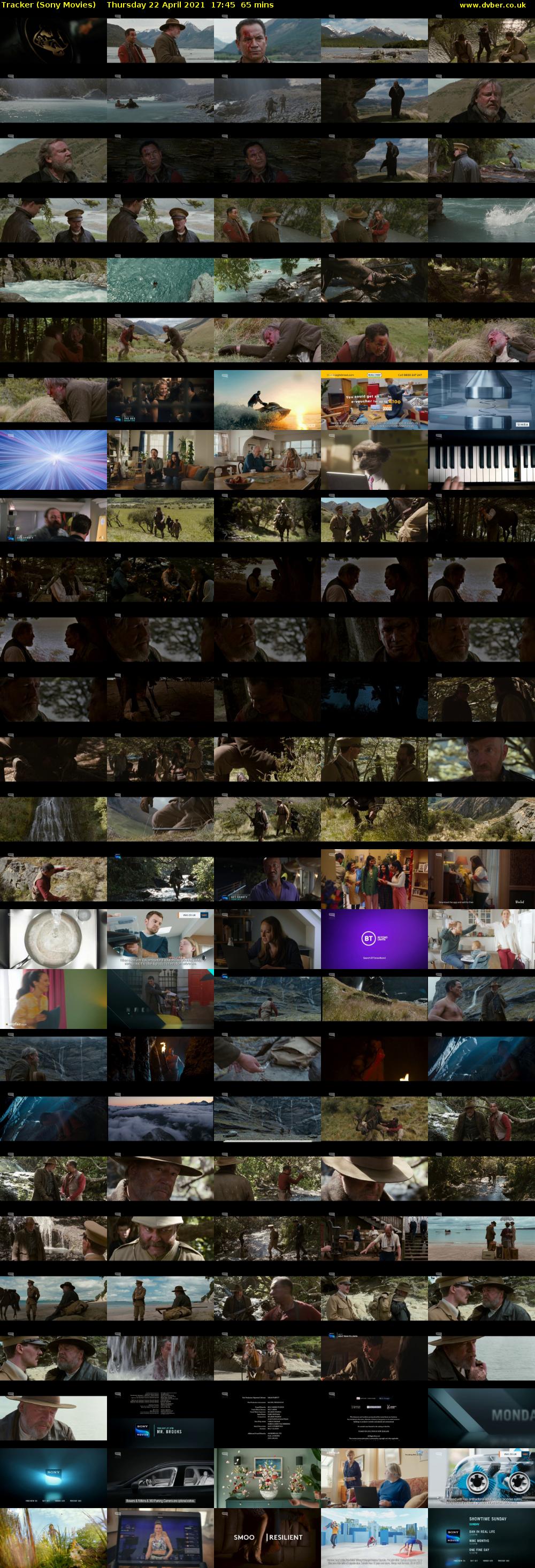 Tracker (Sony Movies) Thursday 22 April 2021 17:45 - 18:50