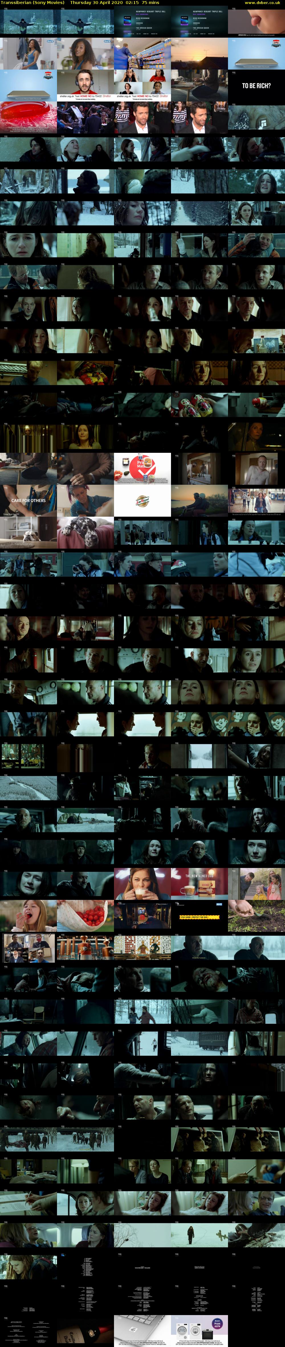 Transsiberian (Sony Movies) Thursday 30 April 2020 02:15 - 03:30