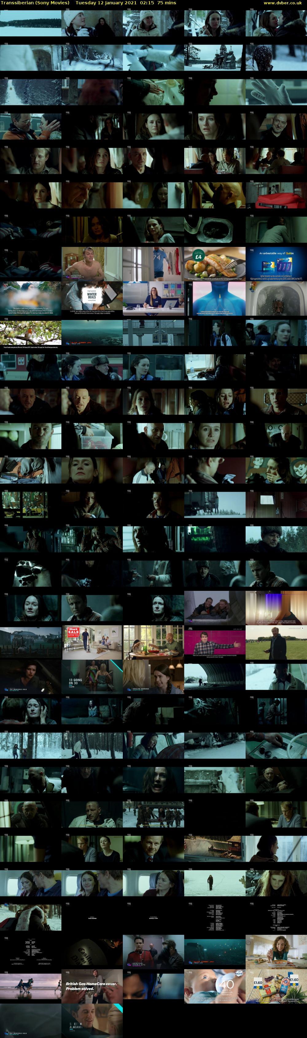 Transsiberian (Sony Movies) Tuesday 12 January 2021 02:15 - 03:30