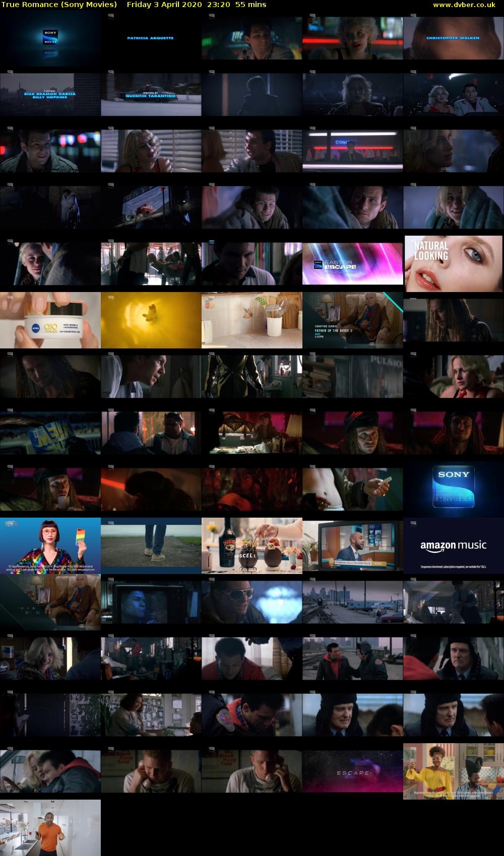 True Romance (Sony Movies) Friday 3 April 2020 23:20 - 00:15