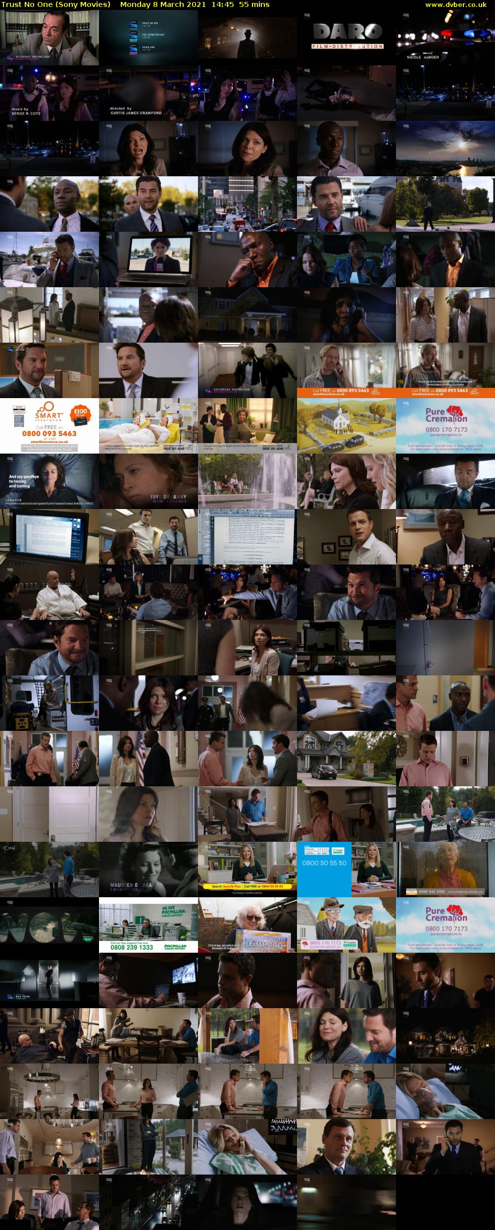 Trust No One (Sony Movies) Monday 8 March 2021 14:45 - 15:40