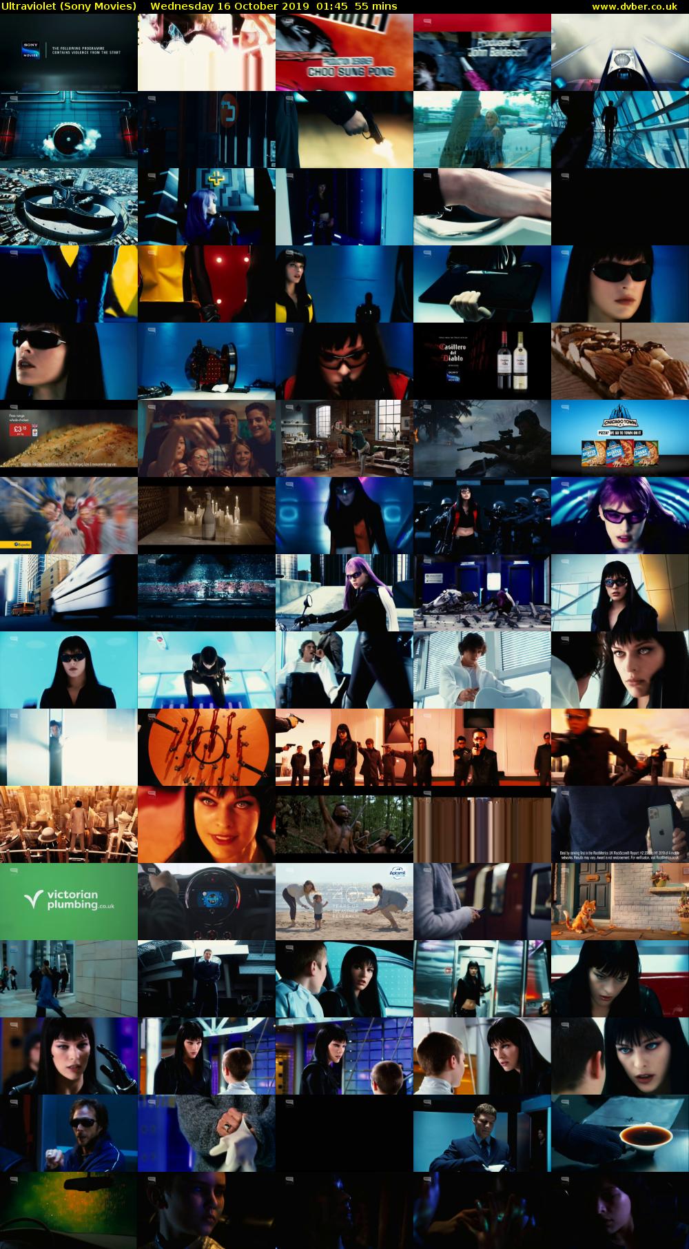 Ultraviolet (Sony Movies) Wednesday 16 October 2019 01:45 - 02:40