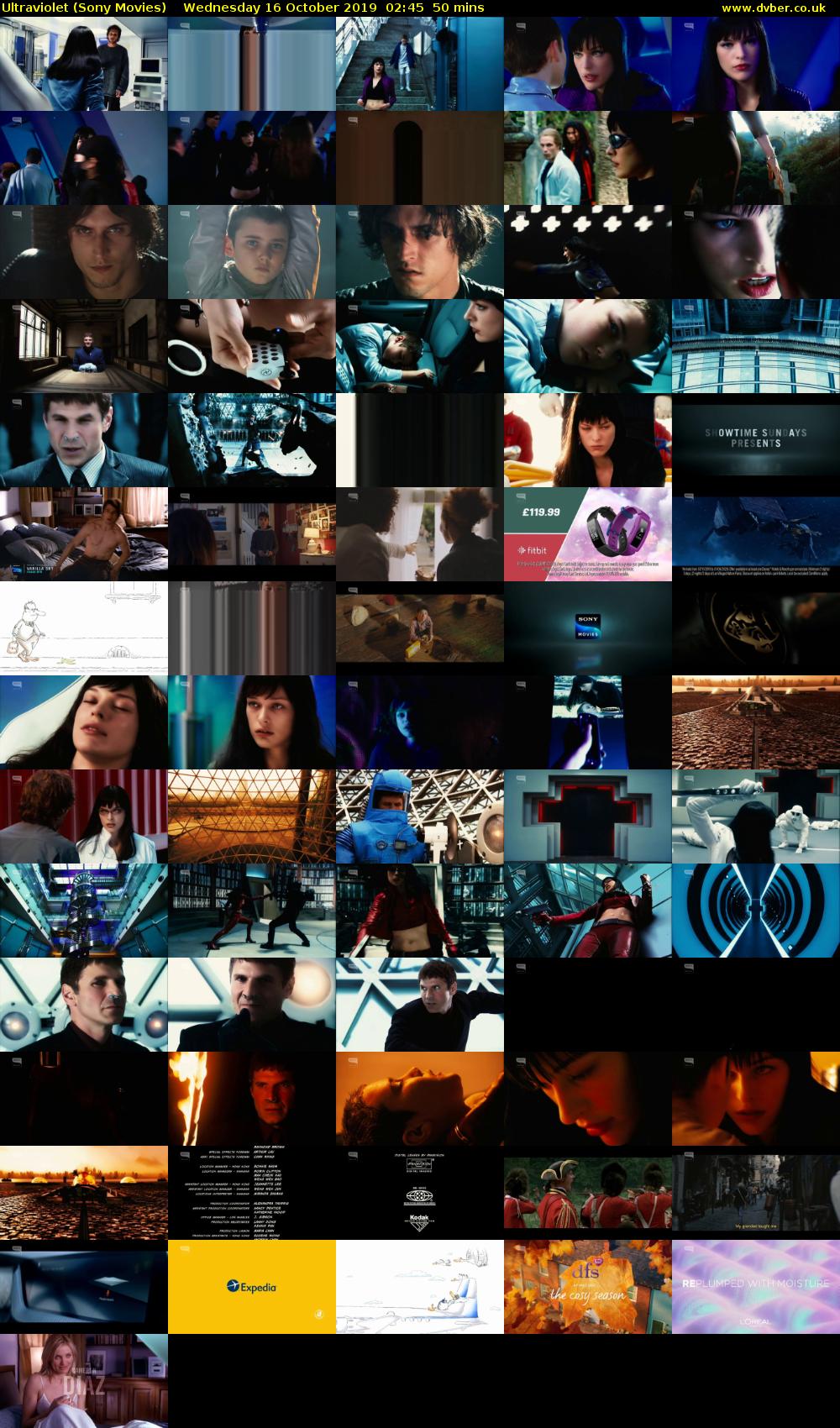 Ultraviolet (Sony Movies) Wednesday 16 October 2019 02:45 - 03:35