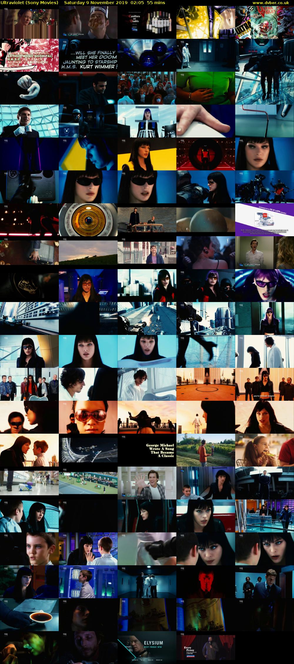 Ultraviolet (Sony Movies) Saturday 9 November 2019 02:05 - 03:00