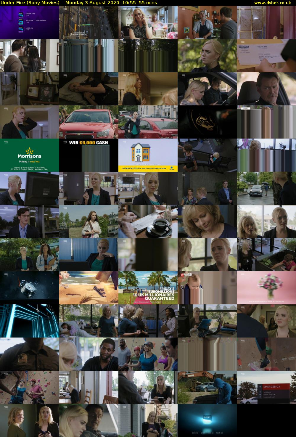 Under Fire (Sony Movies) Monday 3 August 2020 10:55 - 11:50