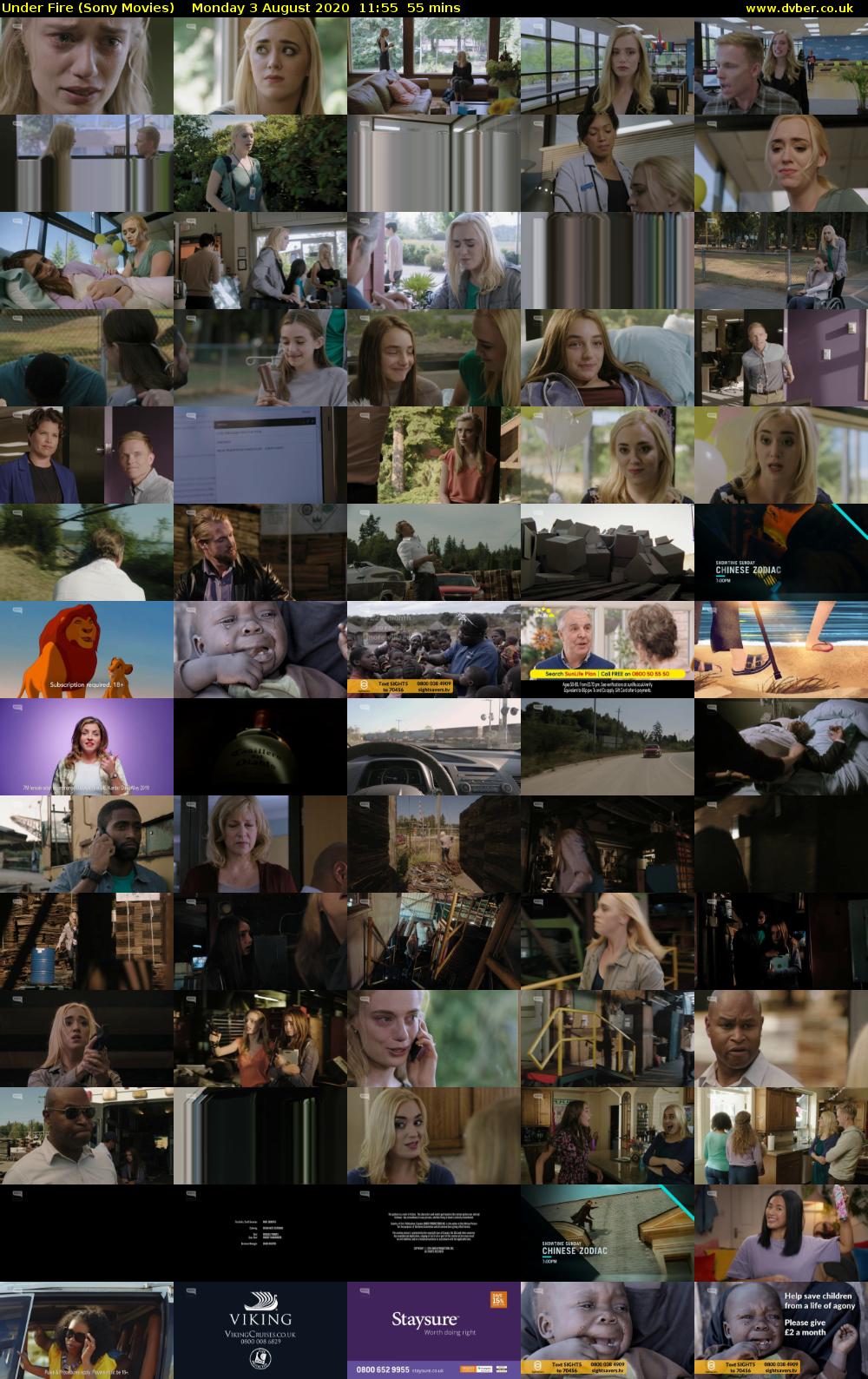 Under Fire (Sony Movies) Monday 3 August 2020 11:55 - 12:50