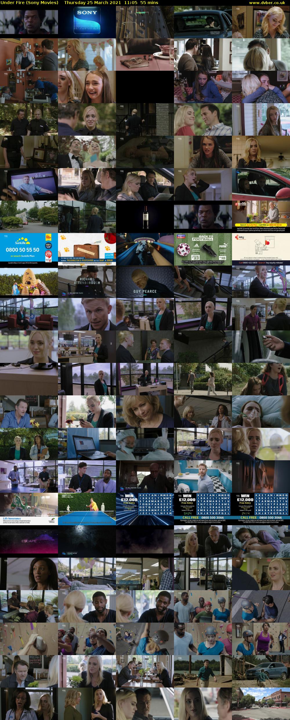 Under Fire (Sony Movies) Thursday 25 March 2021 11:05 - 12:00