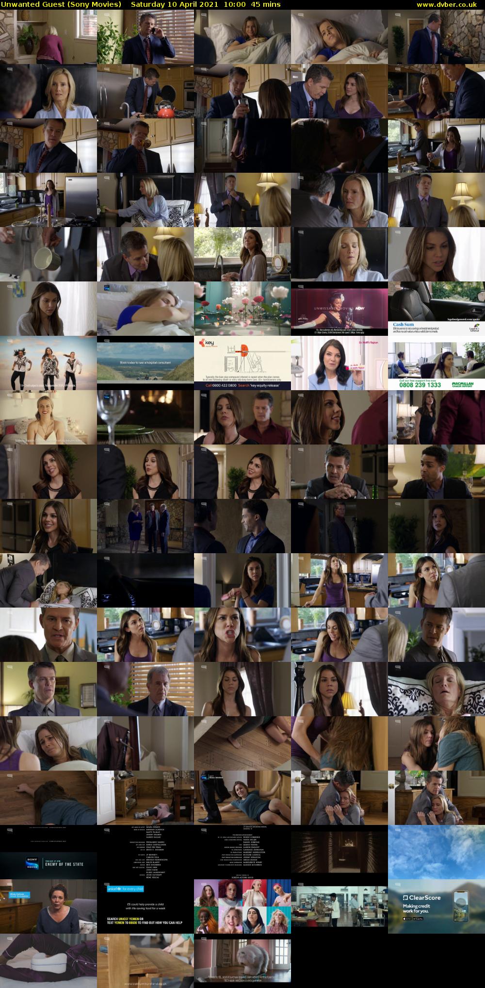 Unwanted Guest (Sony Movies) Saturday 10 April 2021 10:00 - 10:45