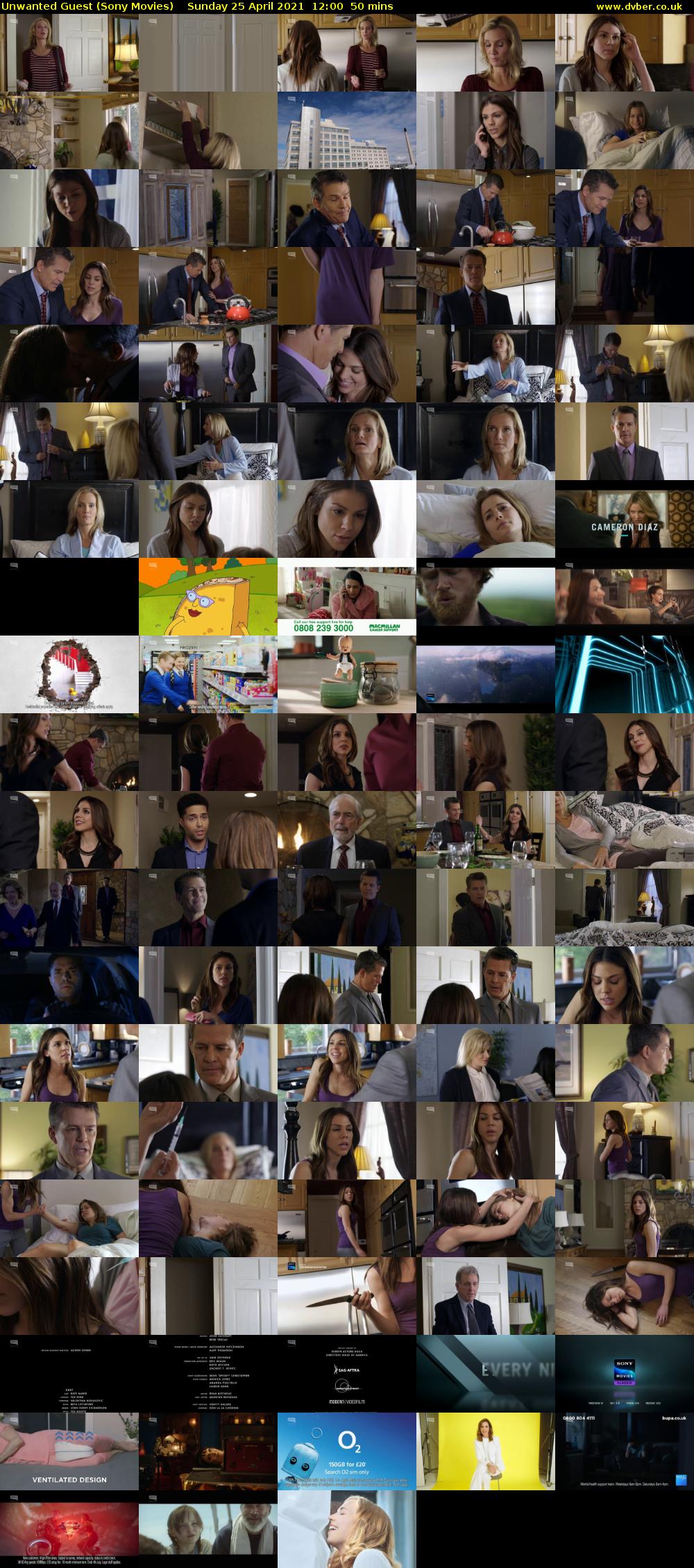 Unwanted Guest (Sony Movies) Sunday 25 April 2021 12:00 - 12:50