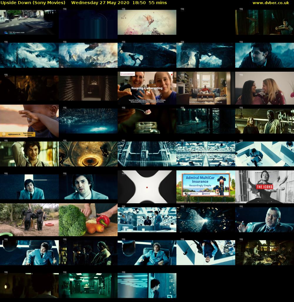 Upside Down (Sony Movies) Wednesday 27 May 2020 18:50 - 19:45