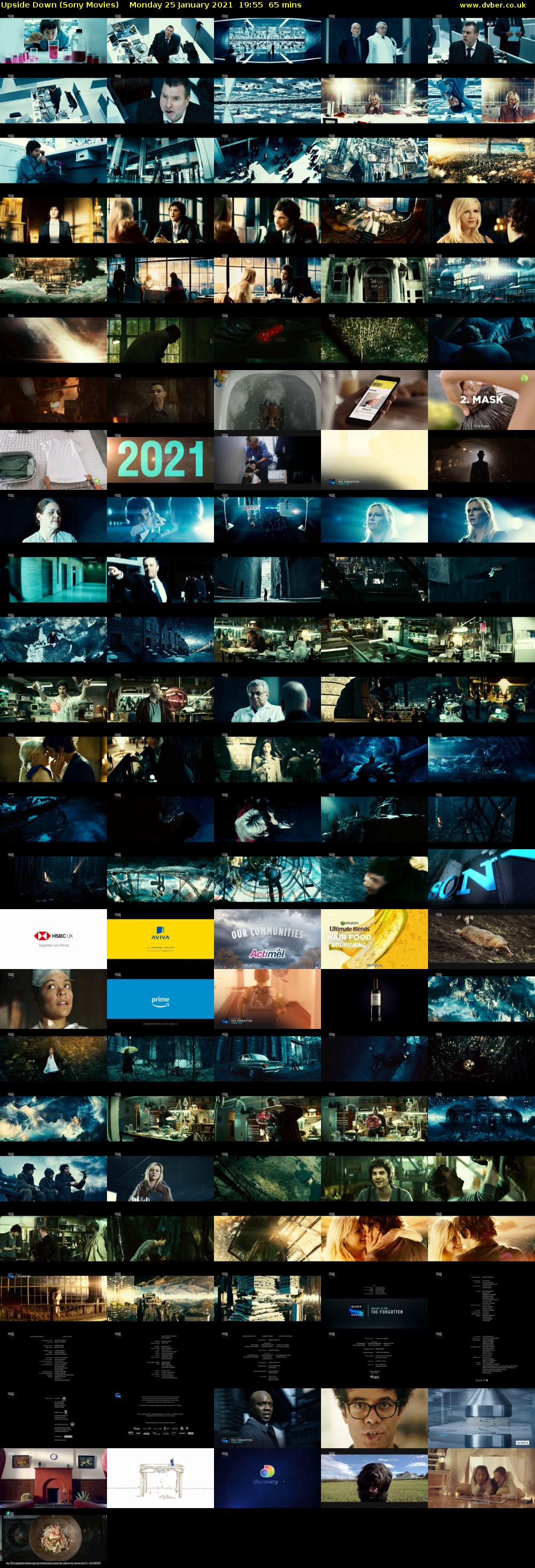 Upside Down (Sony Movies) Monday 25 January 2021 19:55 - 21:00