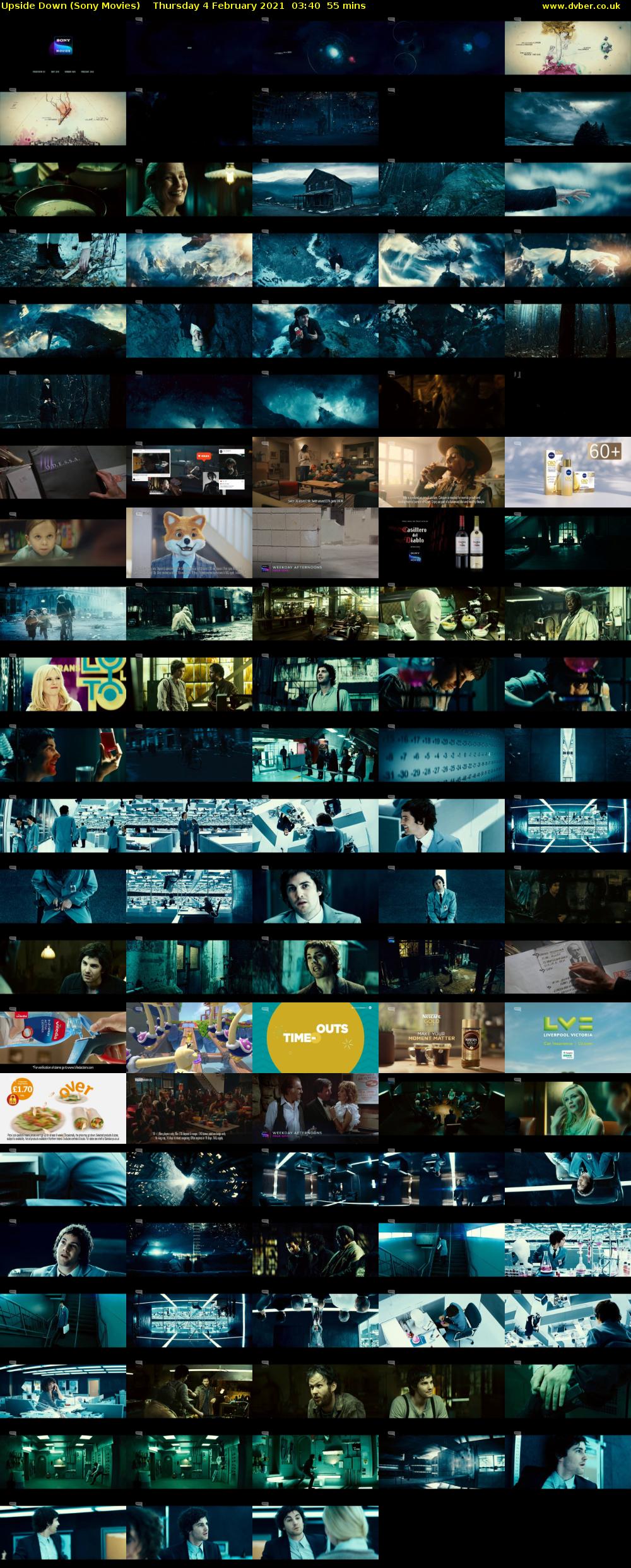 Upside Down (Sony Movies) Thursday 4 February 2021 03:40 - 04:35