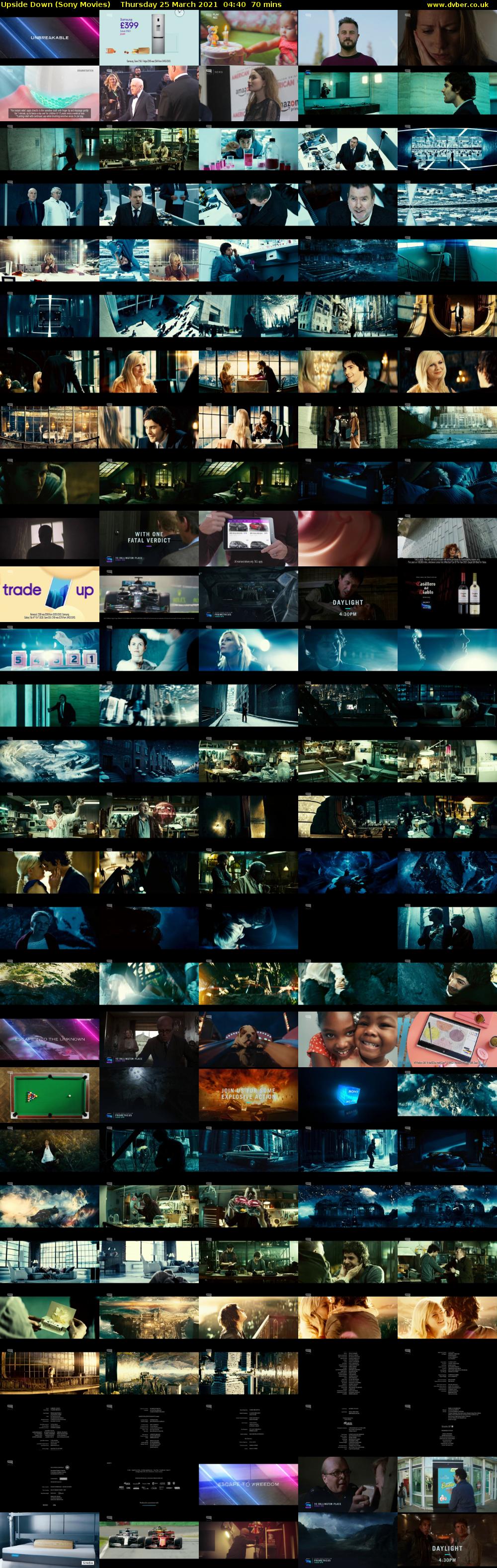 Upside Down (Sony Movies) Thursday 25 March 2021 04:40 - 05:50
