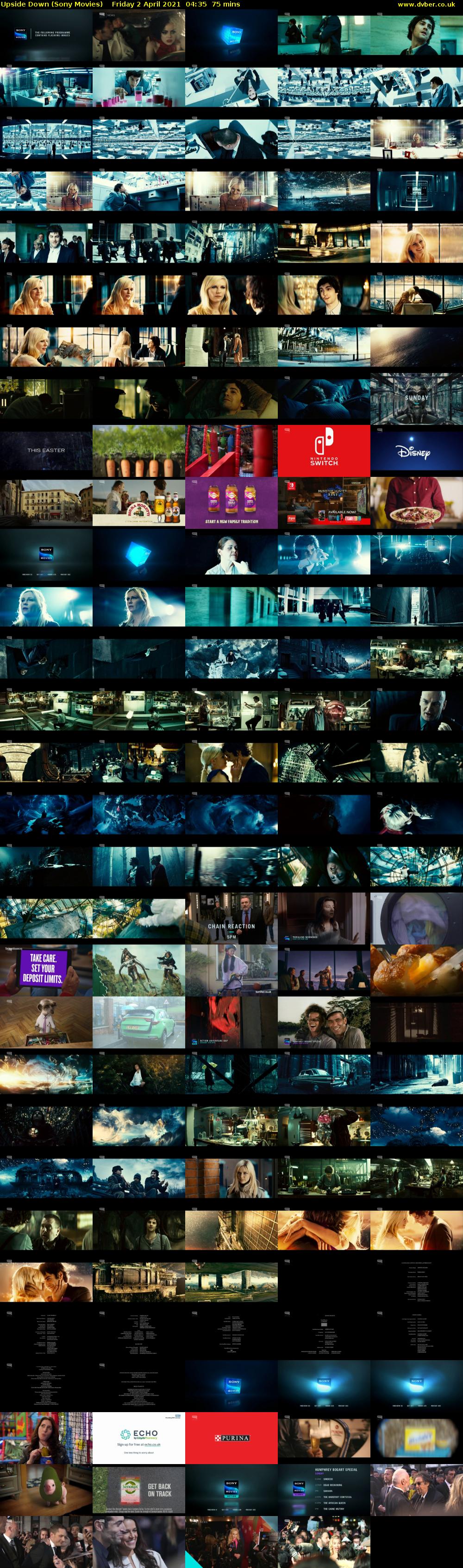 Upside Down (Sony Movies) Friday 2 April 2021 04:35 - 05:50