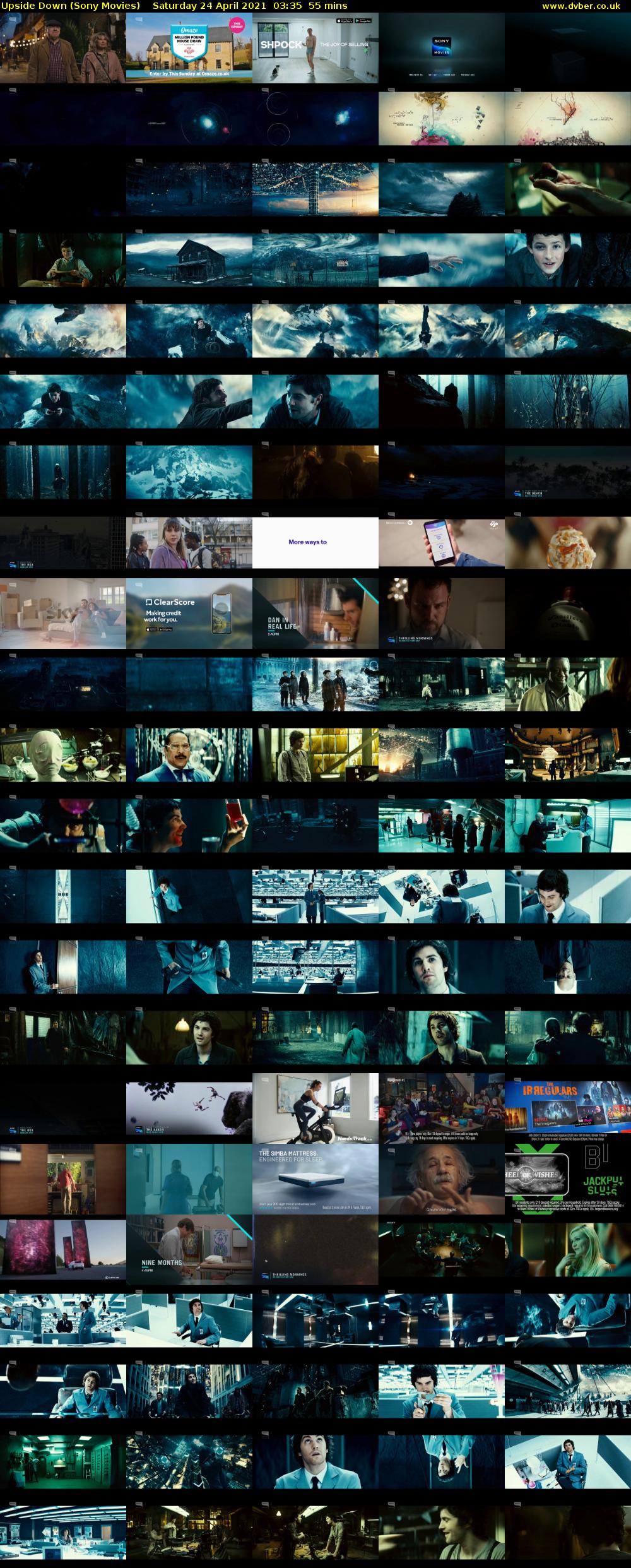 Upside Down (Sony Movies) Saturday 24 April 2021 03:35 - 04:30