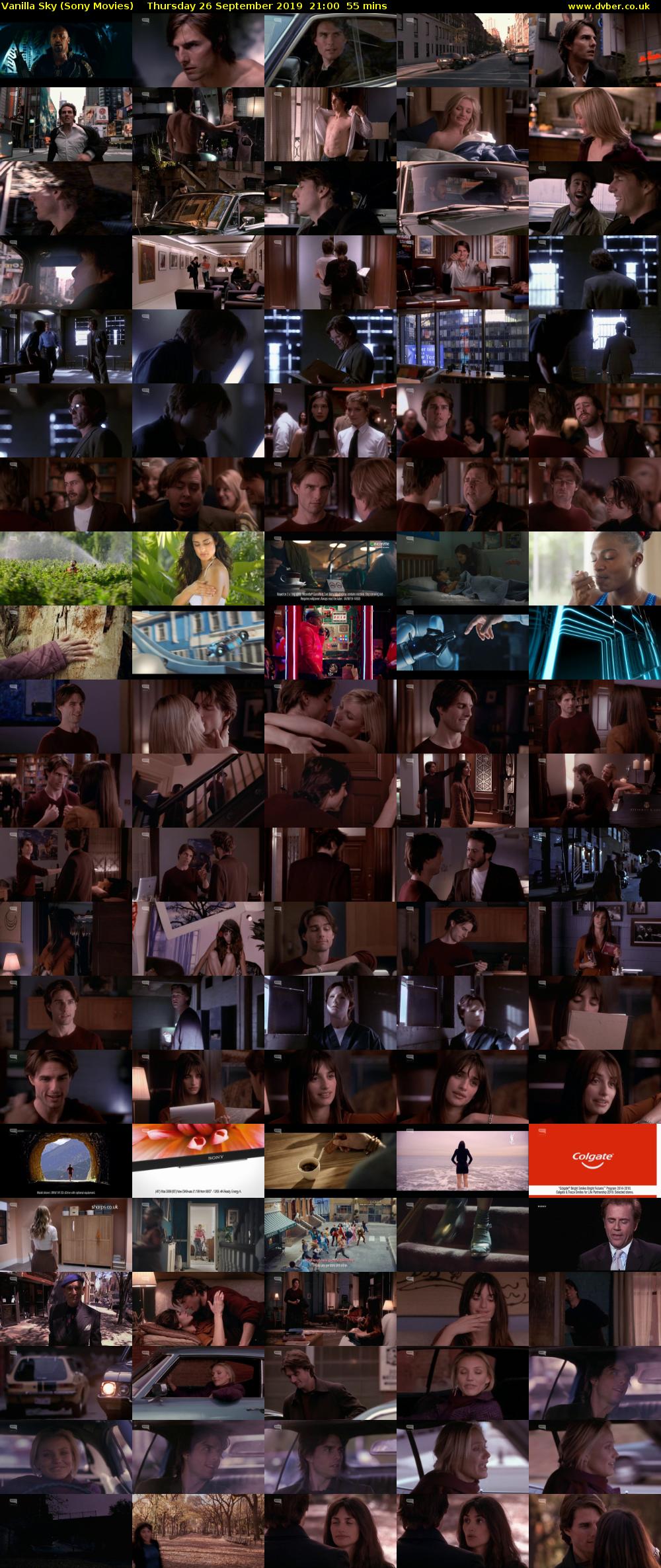 Vanilla Sky (Sony Movies) Thursday 26 September 2019 21:00 - 21:55