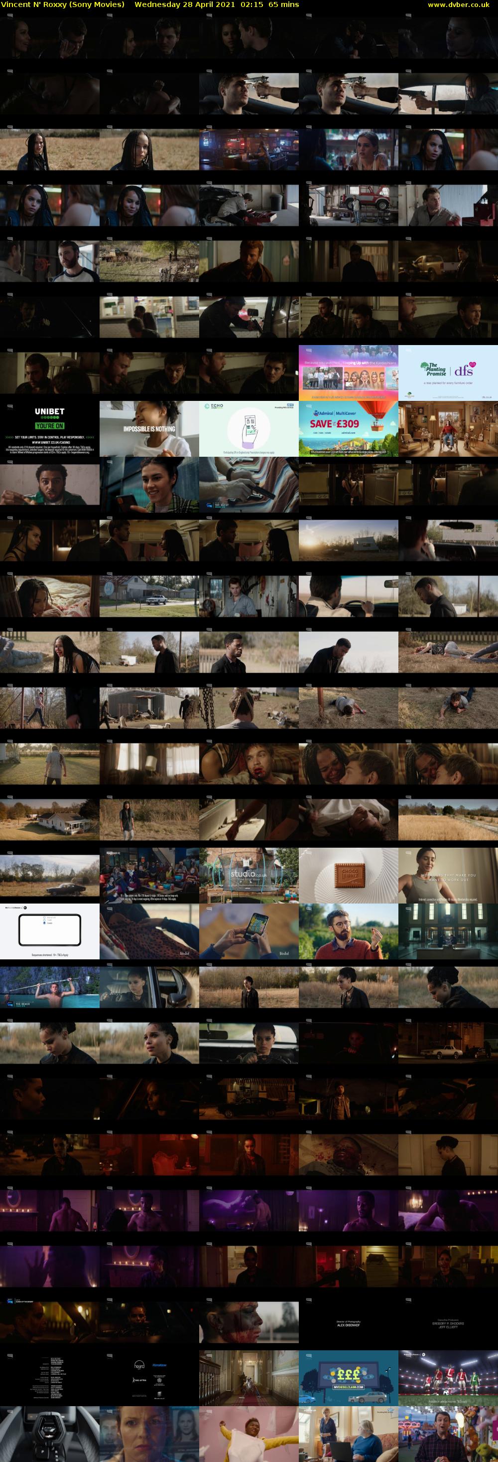 Vincent N' Roxxy (Sony Movies) Wednesday 28 April 2021 02:15 - 03:20