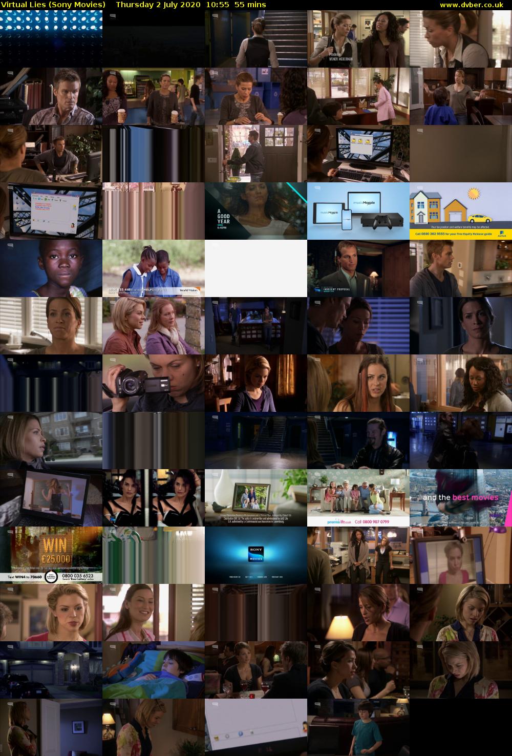 Virtual Lies (Sony Movies) Thursday 2 July 2020 10:55 - 11:50
