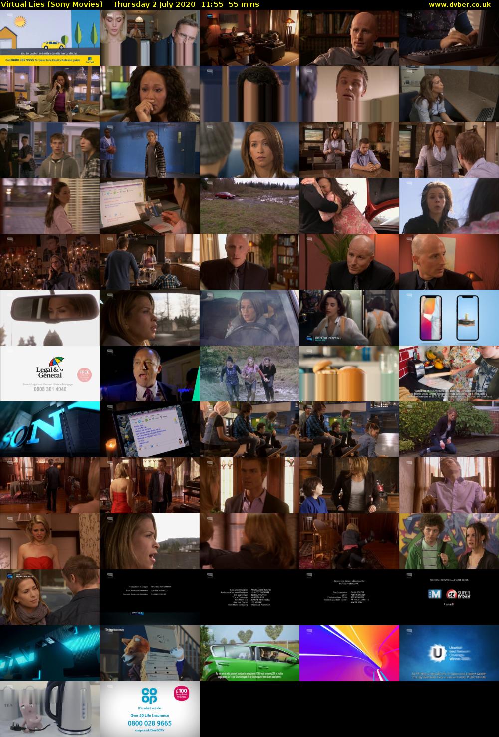 Virtual Lies (Sony Movies) Thursday 2 July 2020 11:55 - 12:50