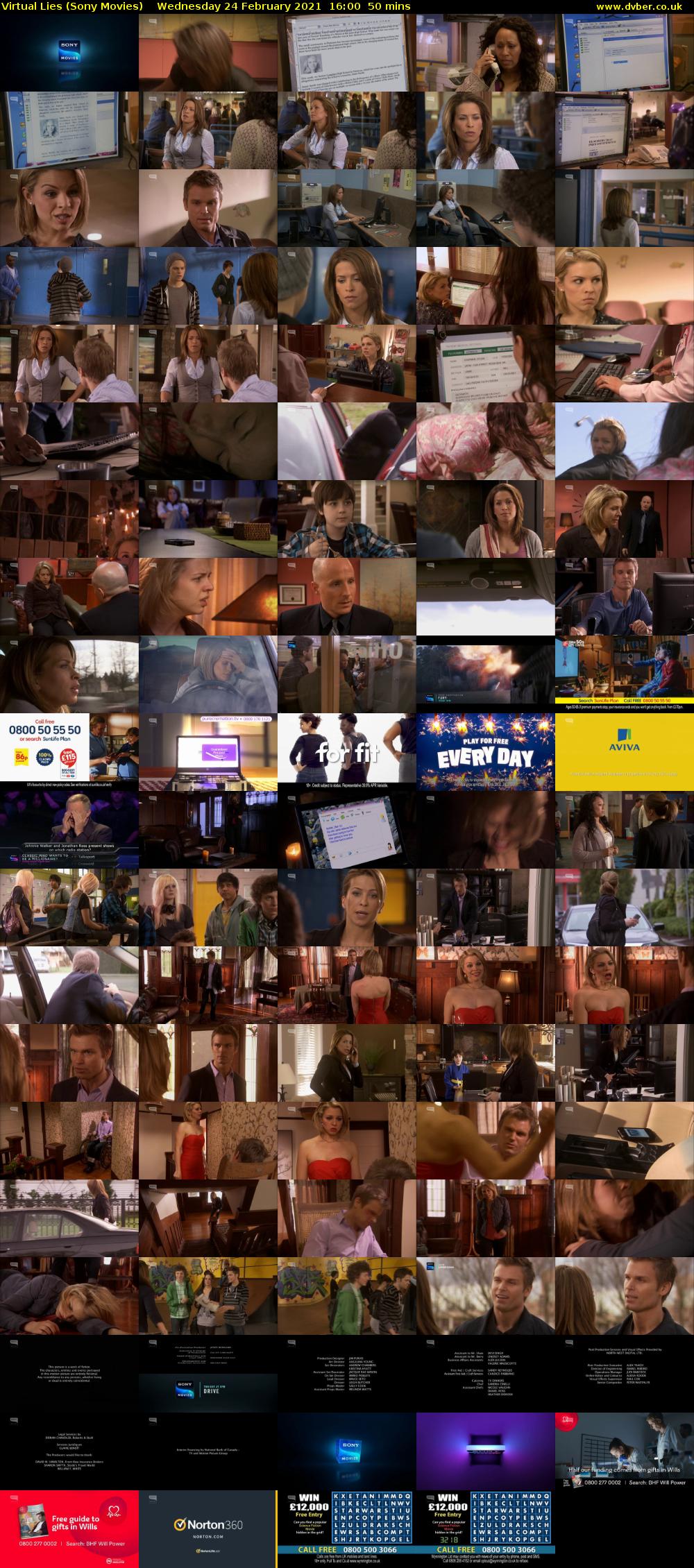 Virtual Lies (Sony Movies) Wednesday 24 February 2021 16:00 - 16:50