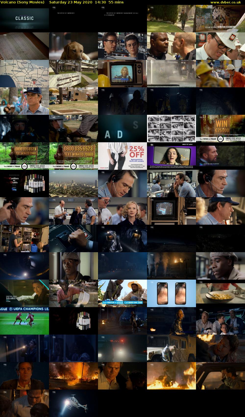 Volcano (Sony Movies) Saturday 23 May 2020 14:30 - 15:25