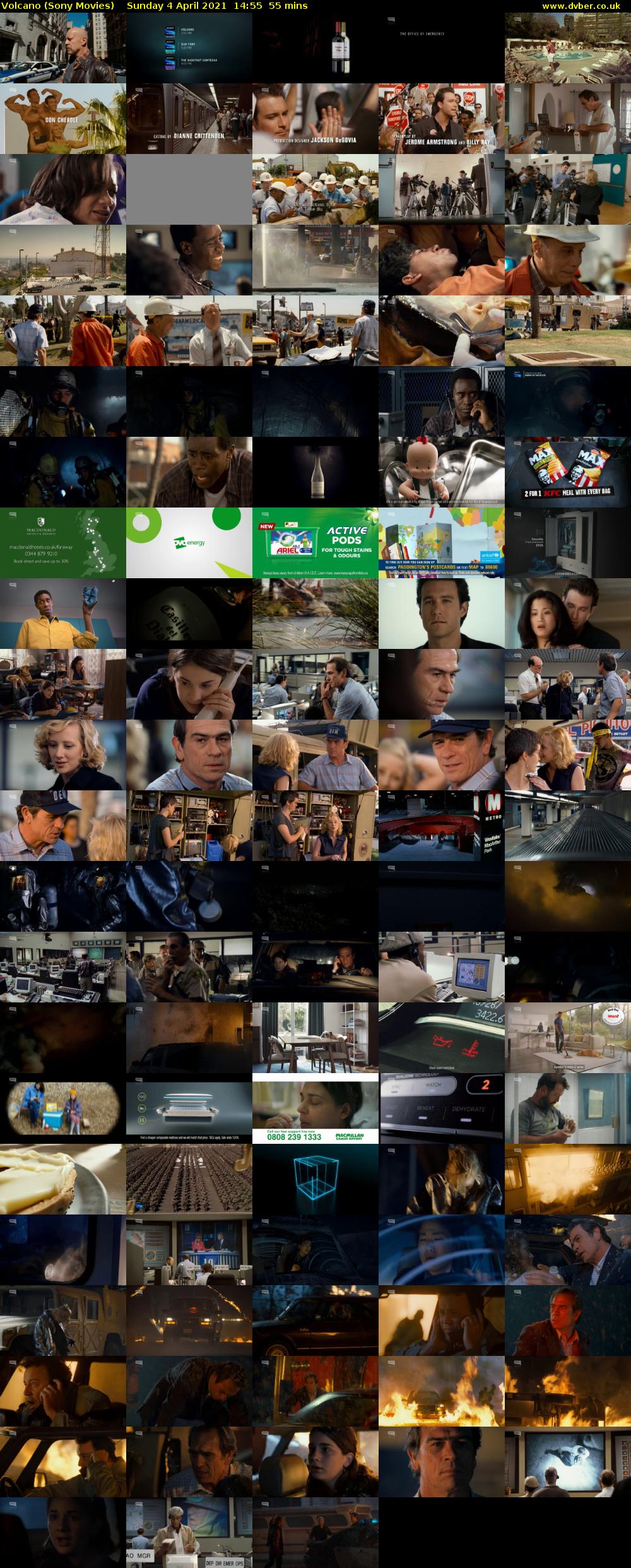 Volcano (Sony Movies) Sunday 4 April 2021 14:55 - 15:50
