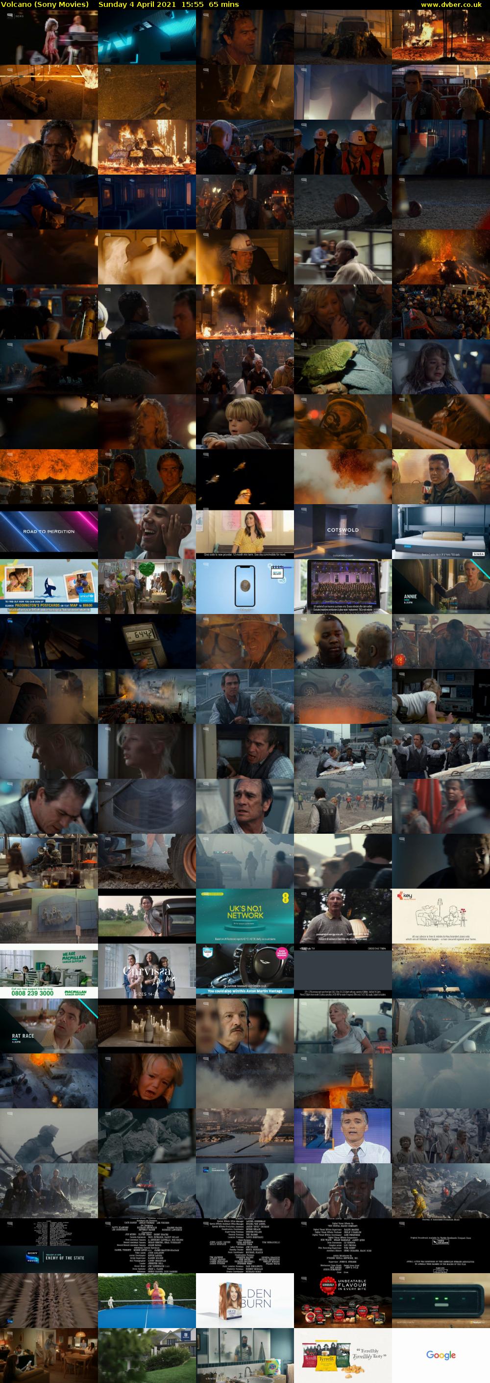 Volcano (Sony Movies) Sunday 4 April 2021 15:55 - 17:00