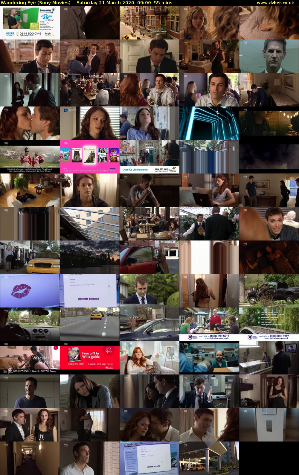 Wandering Eye (Sony Movies) Saturday 21 March 2020 09:00 - 09:55