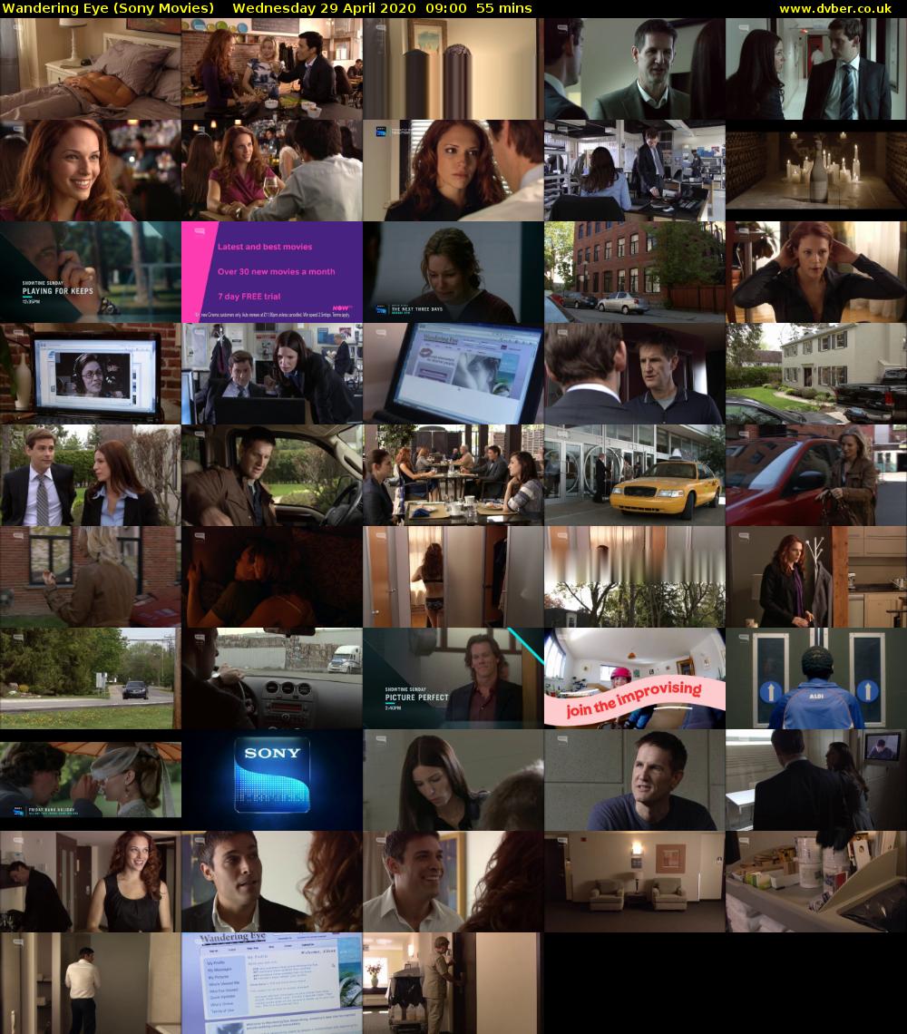 Wandering Eye (Sony Movies) Wednesday 29 April 2020 09:00 - 09:55