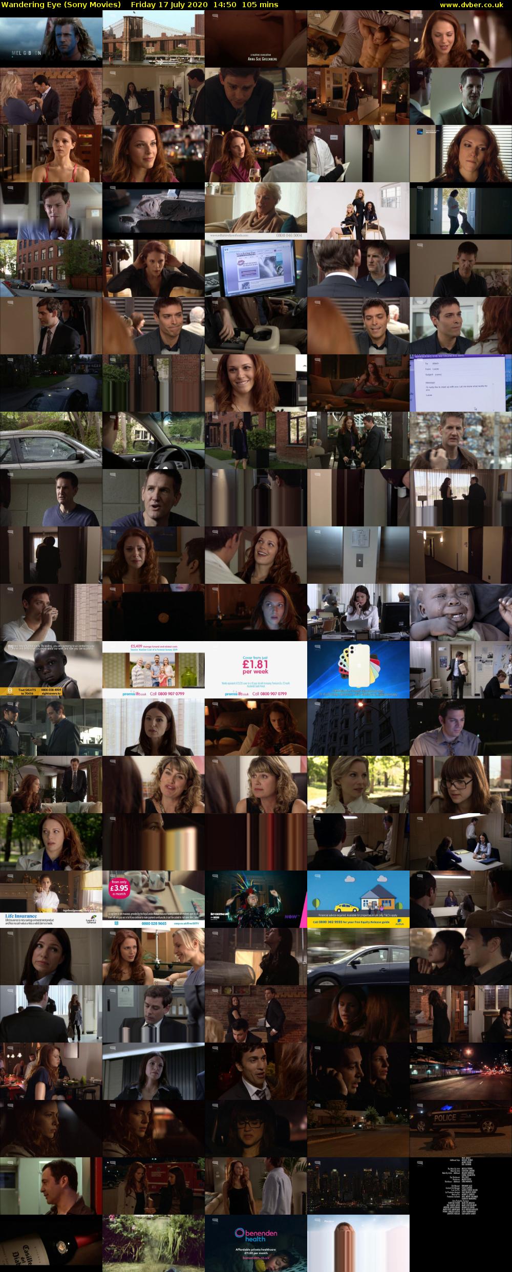 Wandering Eye (Sony Movies) Friday 17 July 2020 14:50 - 16:35