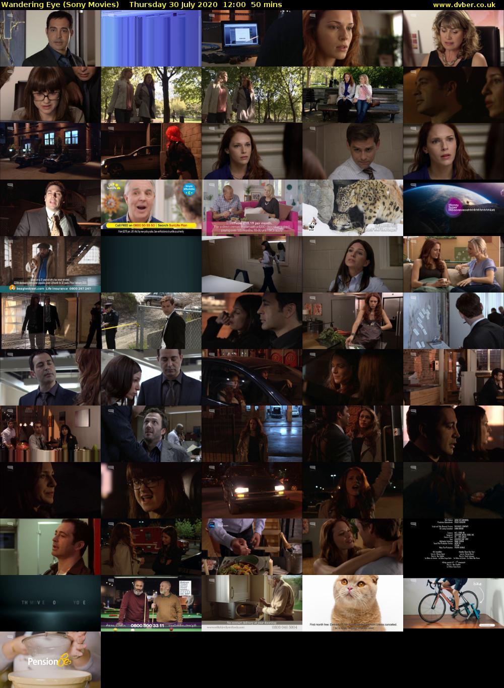 Wandering Eye (Sony Movies) Thursday 30 July 2020 12:00 - 12:50
