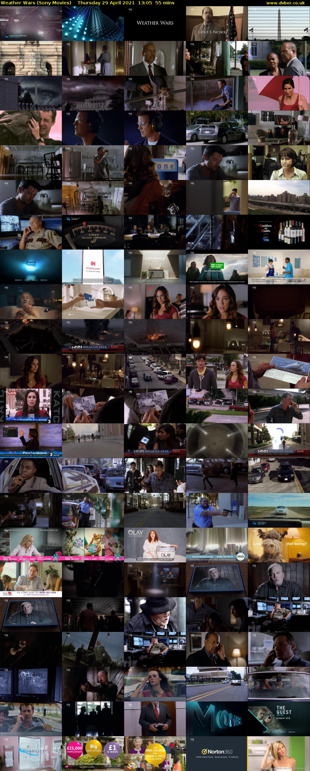 Weather Wars (Sony Movies) Thursday 29 April 2021 13:05 - 14:00