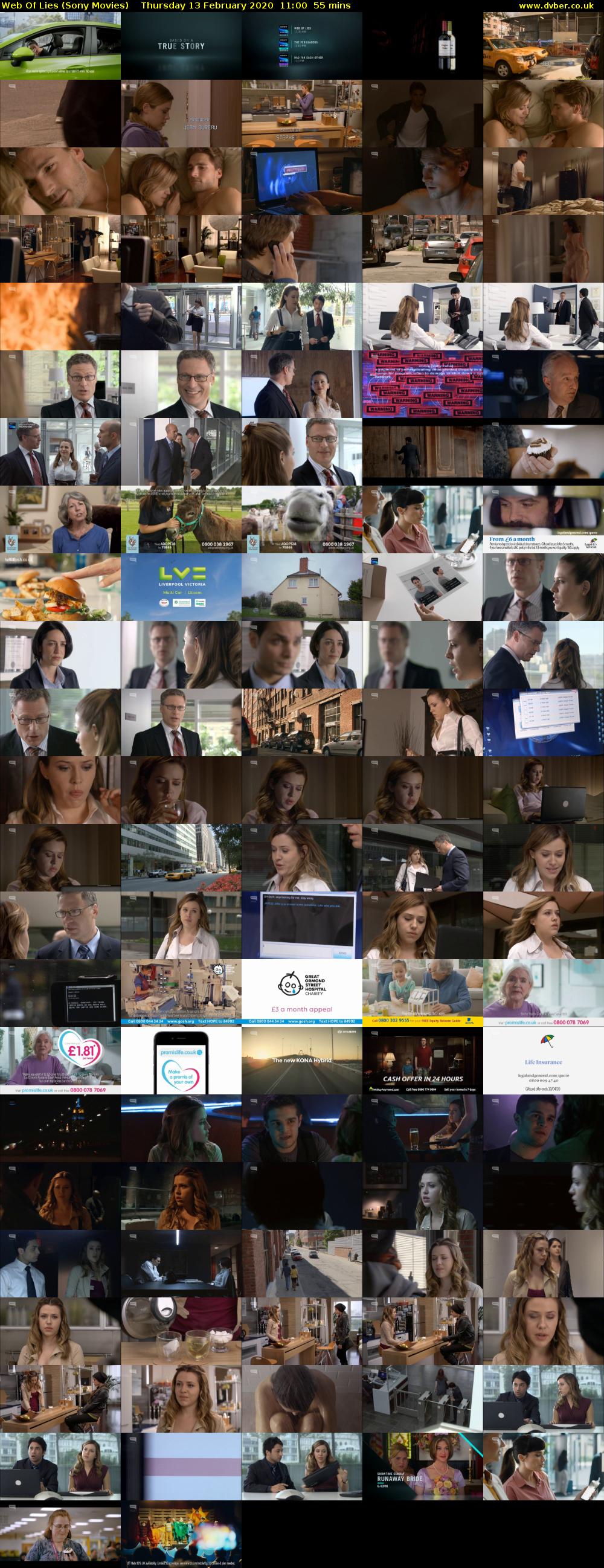Web Of Lies (Sony Movies) Thursday 13 February 2020 11:00 - 11:55