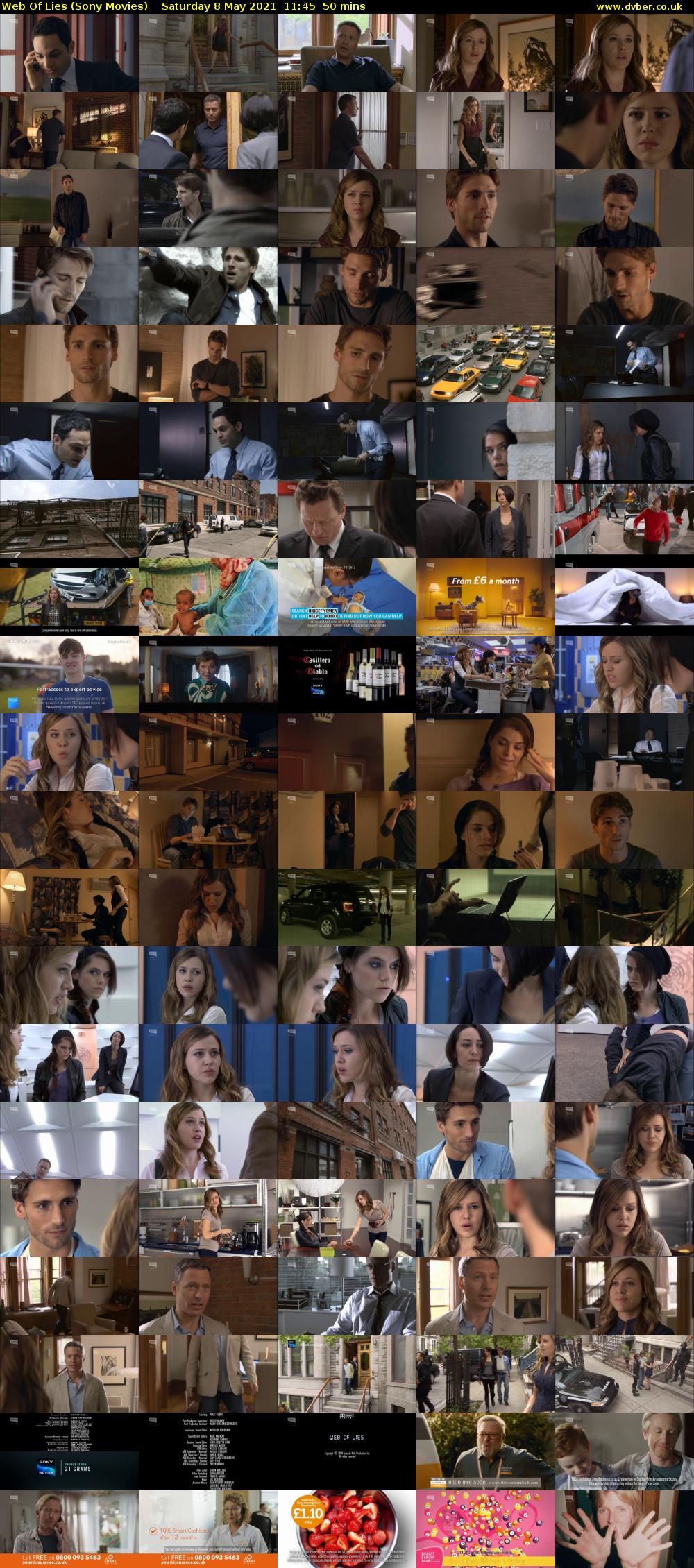 Web Of Lies (Sony Movies) Saturday 8 May 2021 11:45 - 12:35