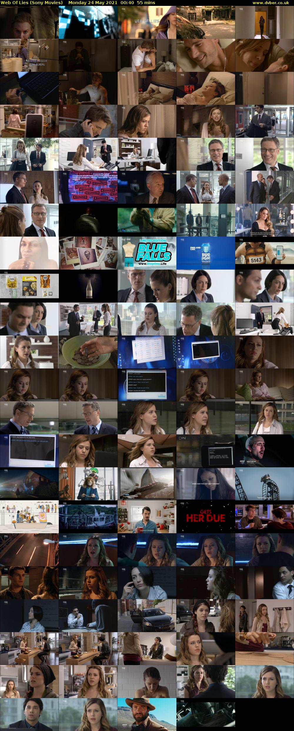 Web Of Lies (Sony Movies) Monday 24 May 2021 00:40 - 01:35