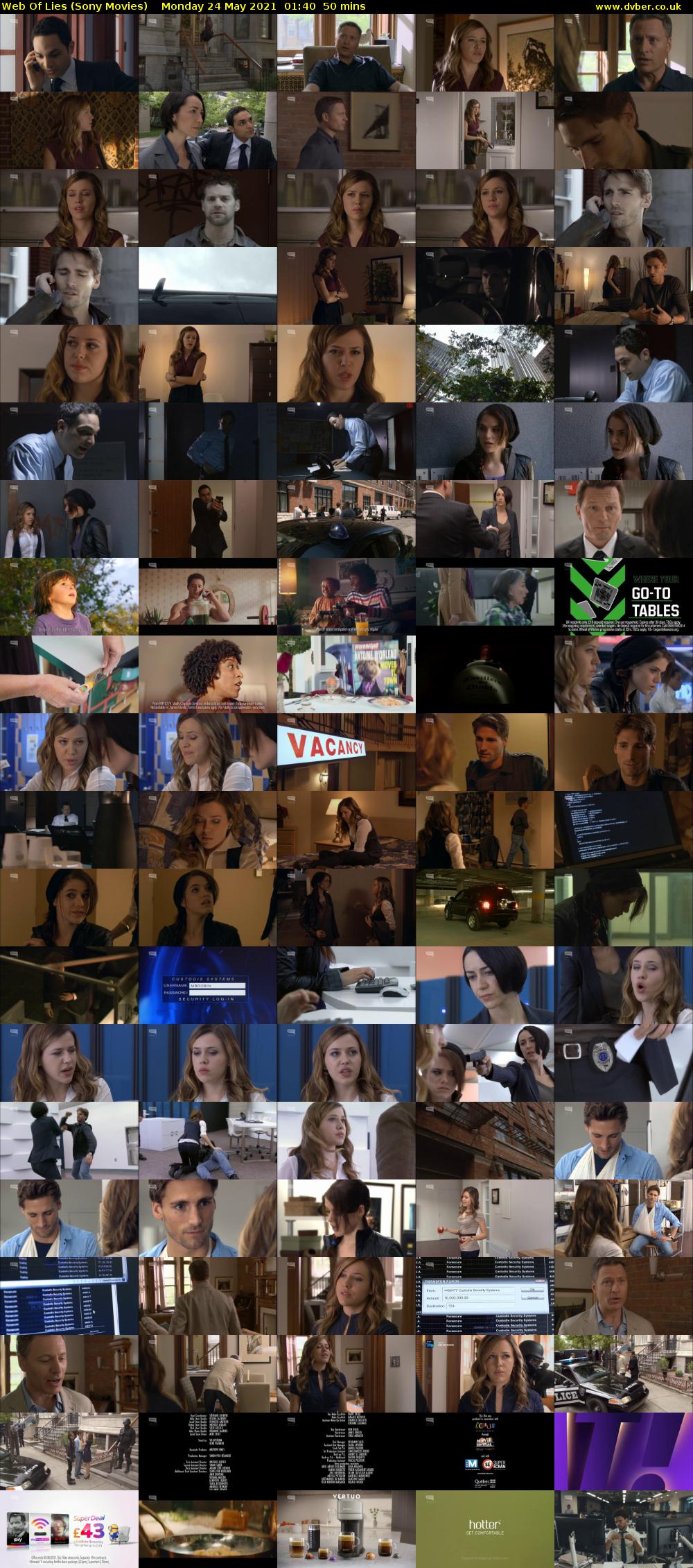 Web Of Lies (Sony Movies) Monday 24 May 2021 01:40 - 02:30