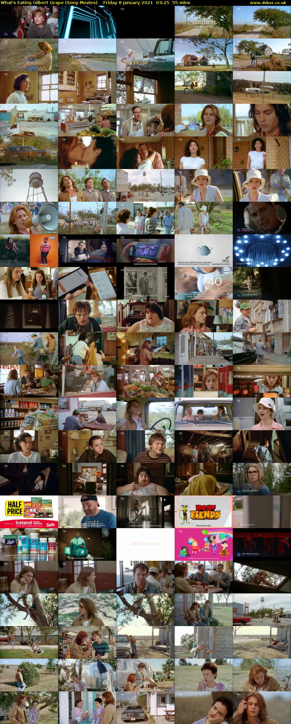 What's Eating Gilbert Grape (Sony Movies) Friday 8 January 2021 03:25 - 04:20