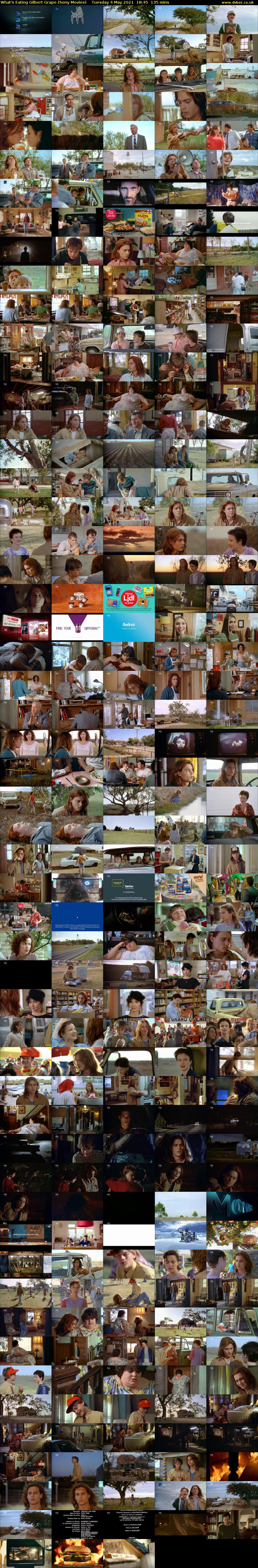 What's Eating Gilbert Grape (Sony Movies) Tuesday 4 May 2021 18:45 - 21:00