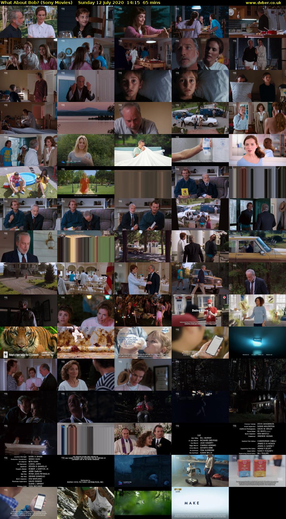 What About Bob? (Sony Movies) Sunday 12 July 2020 14:15 - 15:20