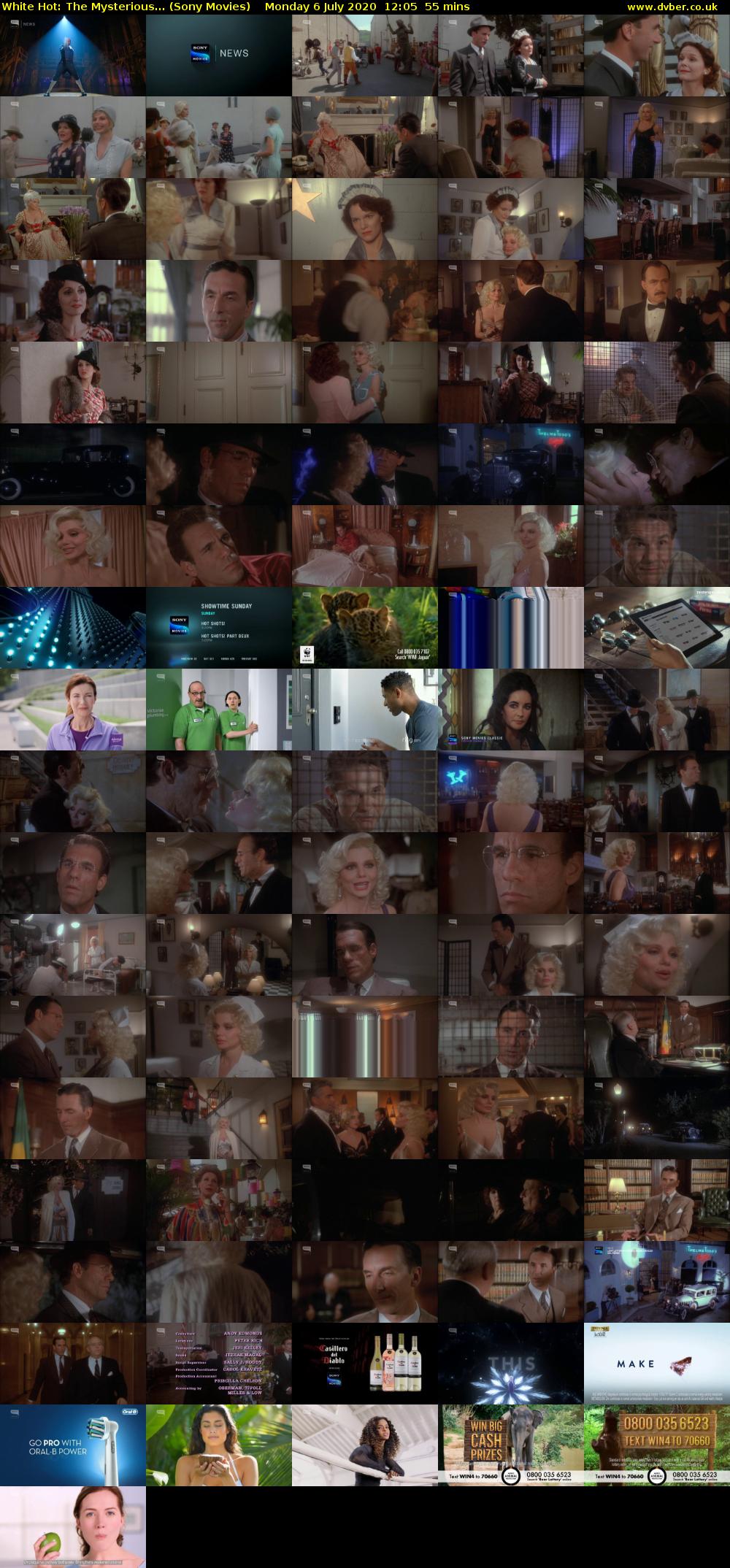 White Hot: The Mysterious... (Sony Movies) Monday 6 July 2020 12:05 - 13:00