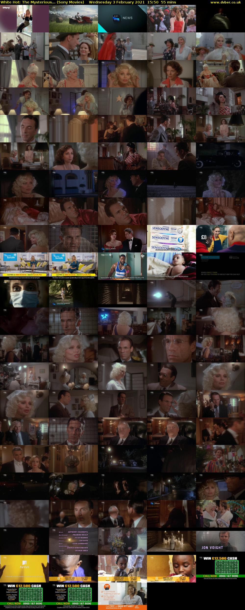 White Hot: The Mysterious... (Sony Movies) Wednesday 3 February 2021 15:50 - 16:45