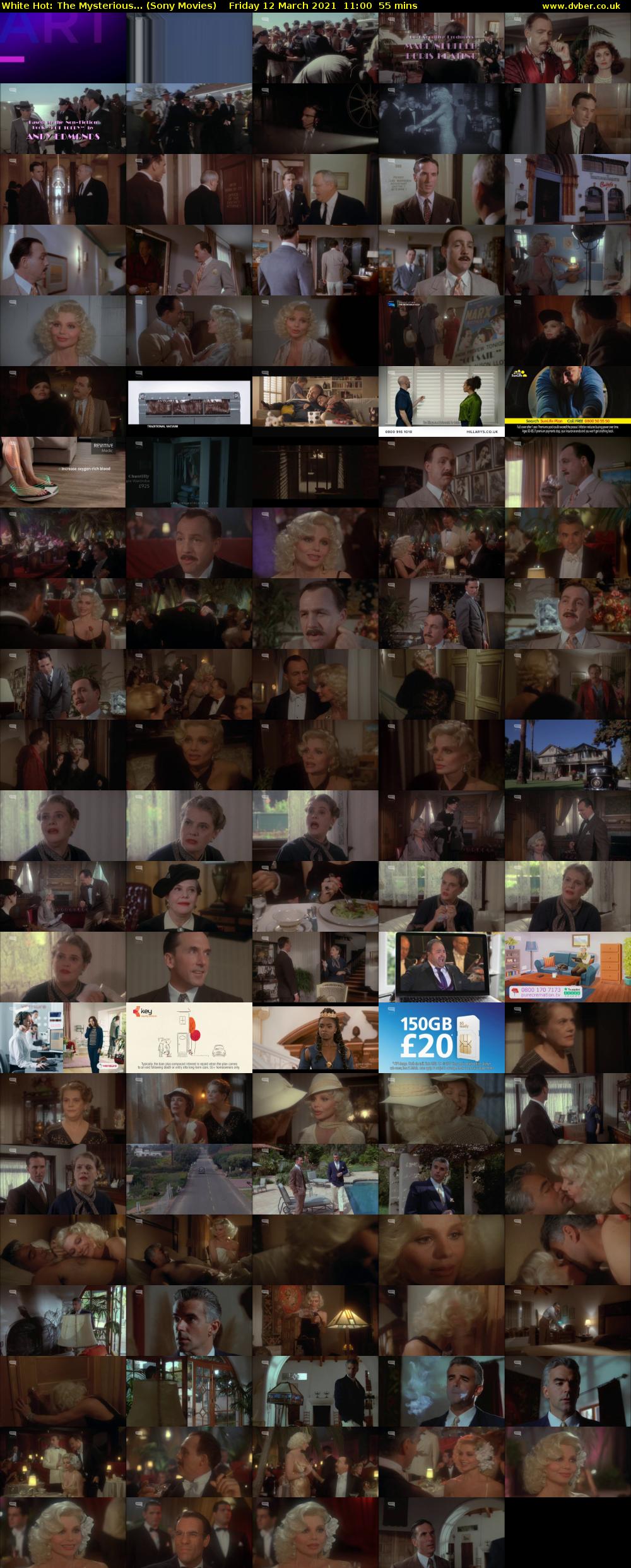 White Hot: The Mysterious... (Sony Movies) Friday 12 March 2021 11:00 - 11:55