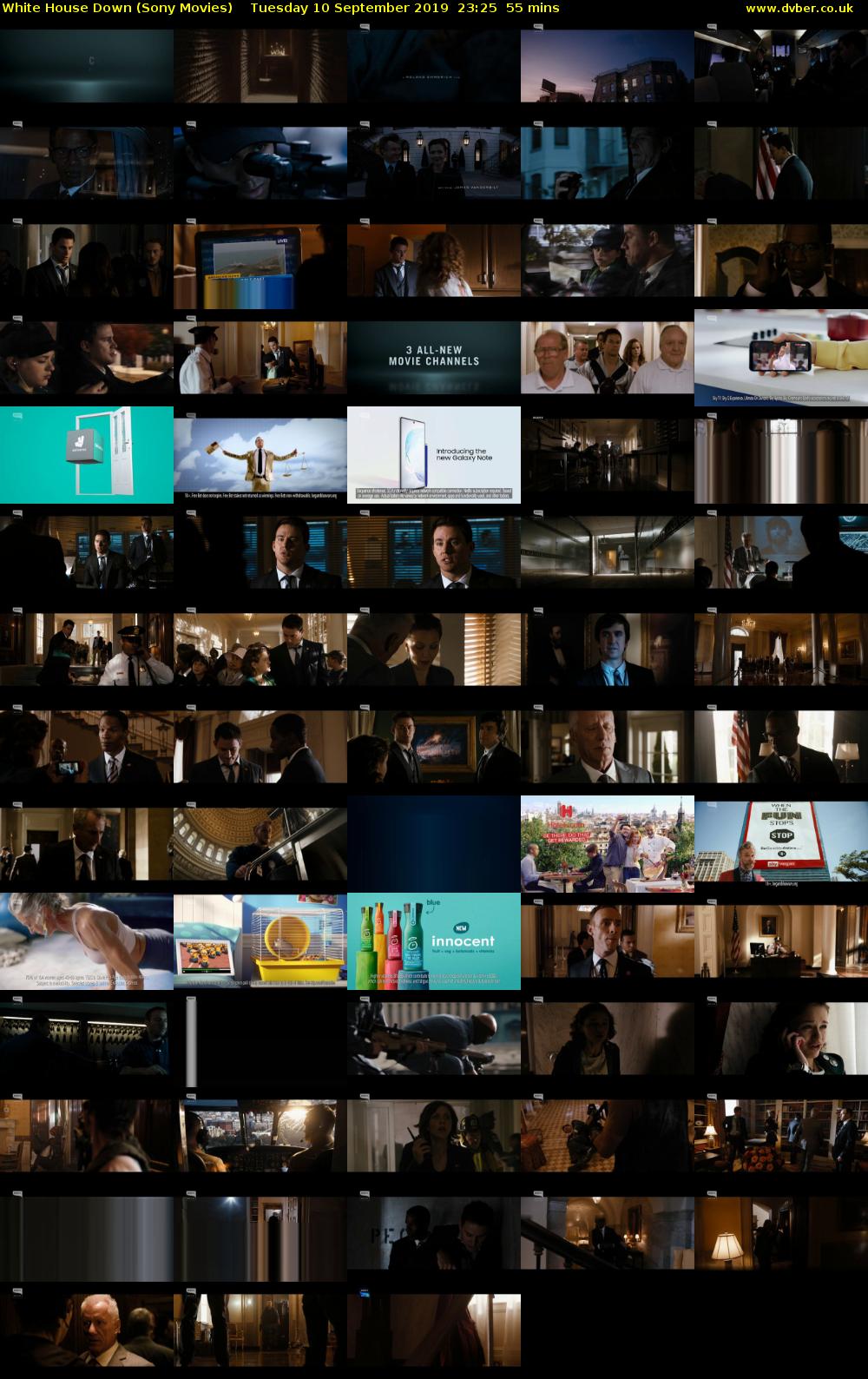 White House Down (Sony Movies) Tuesday 10 September 2019 23:25 - 00:20
